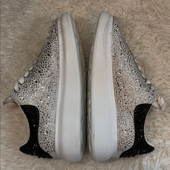 Alexander McQueen Oversized Sneakers Custom Rhinestone Bling – One of a Kind - Picture 5 of 8